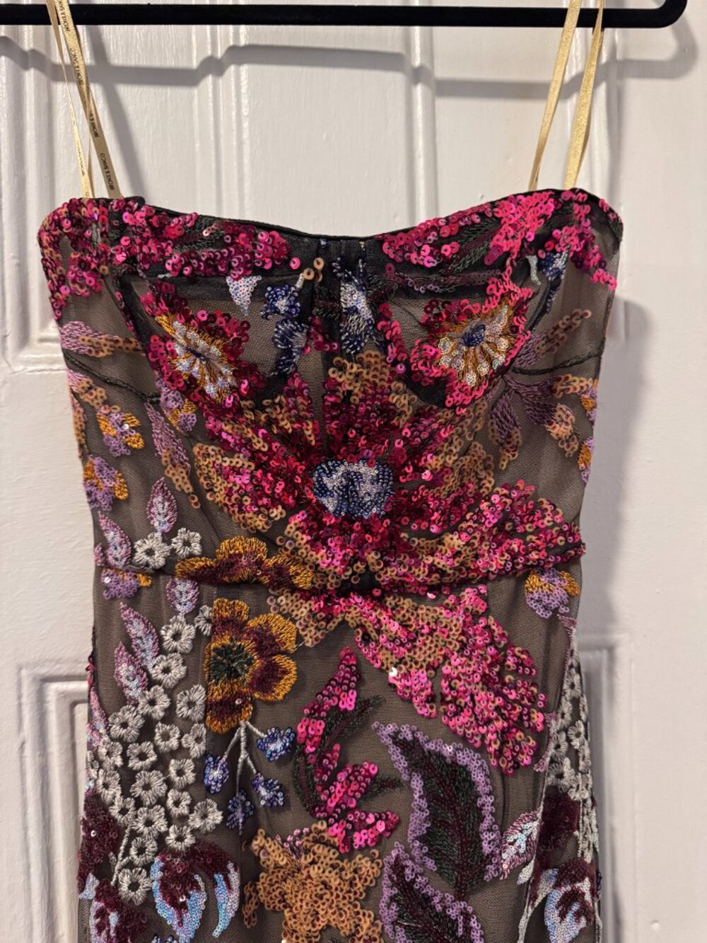 Dahlia Gown Strapless Fitted Embellished Sequin Formal Dress STUNNING - Size XS - Picture 7 of 14